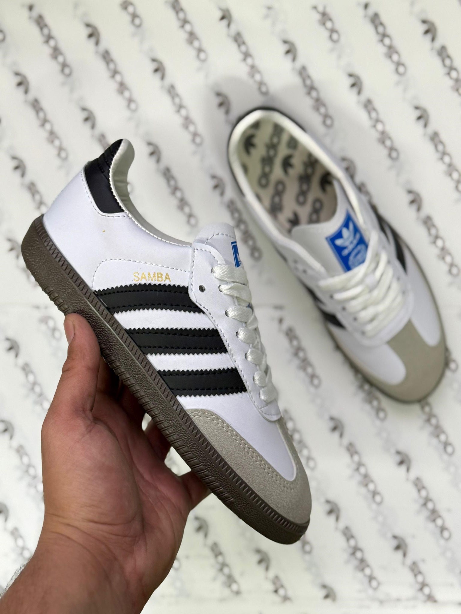 Adidas Samba Beyaz – Siyah Şeritli