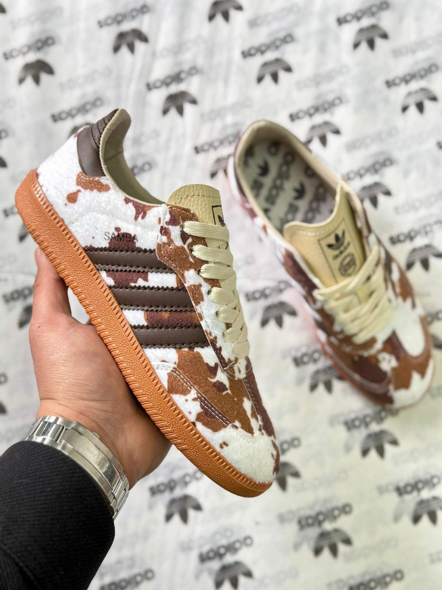 Adidas Samba Cow Print – Kahverengi Desenli Özel Seri
