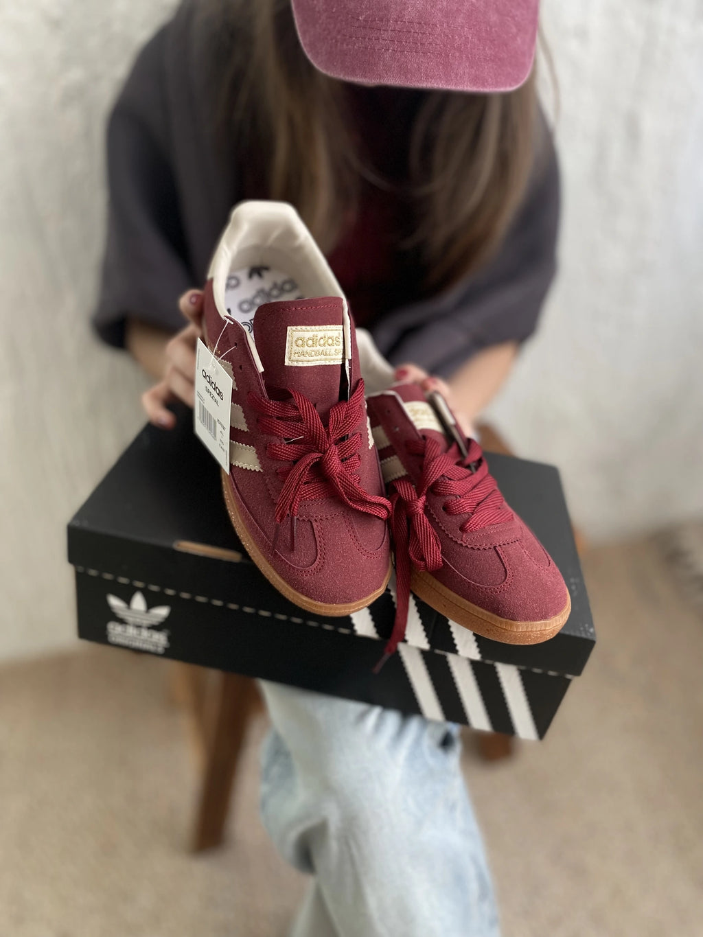 Adidas Spezial Bordo Süet