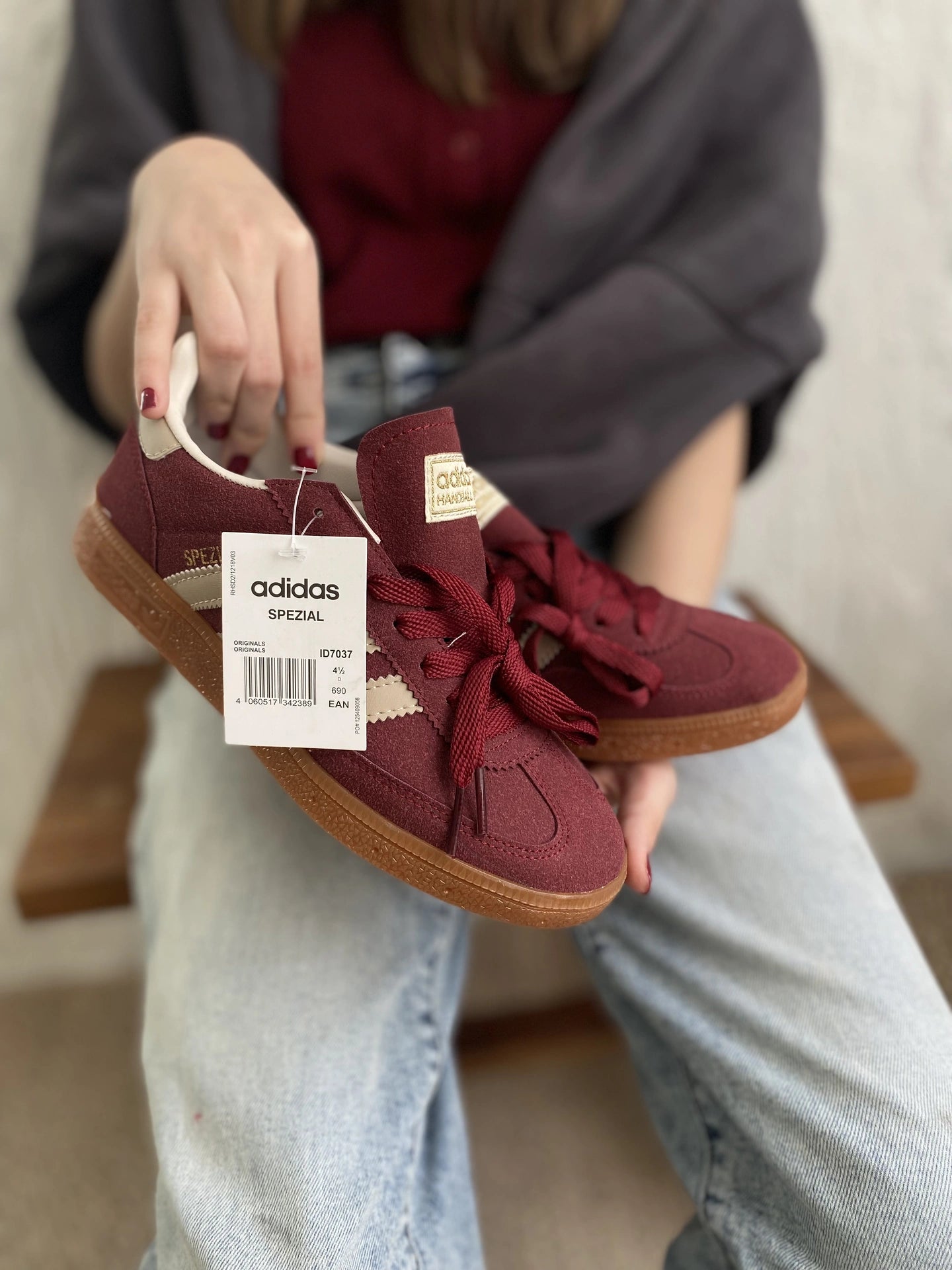 Adidas Spezial Bordo Süet