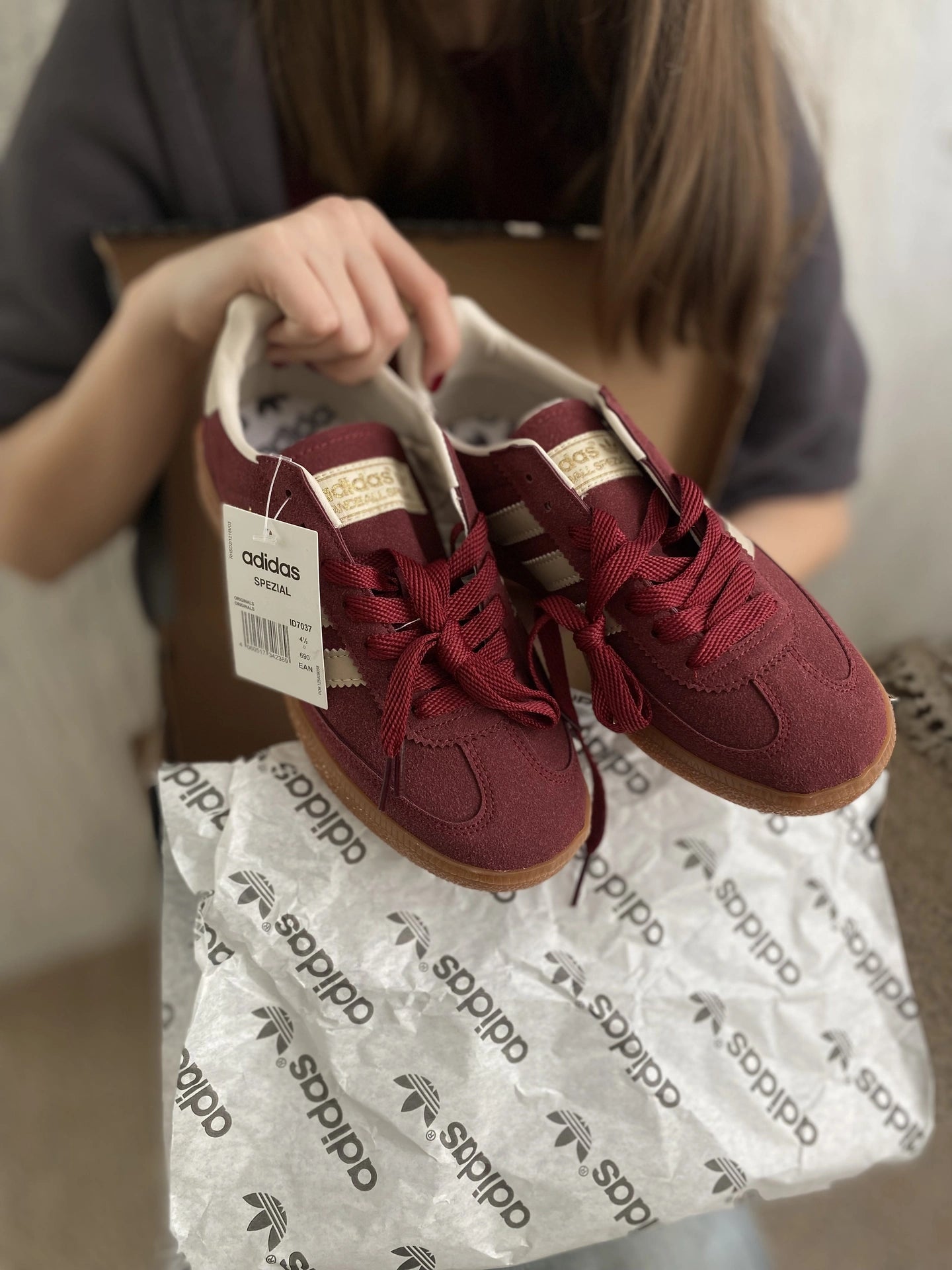 Adidas Spezial Bordo Süet