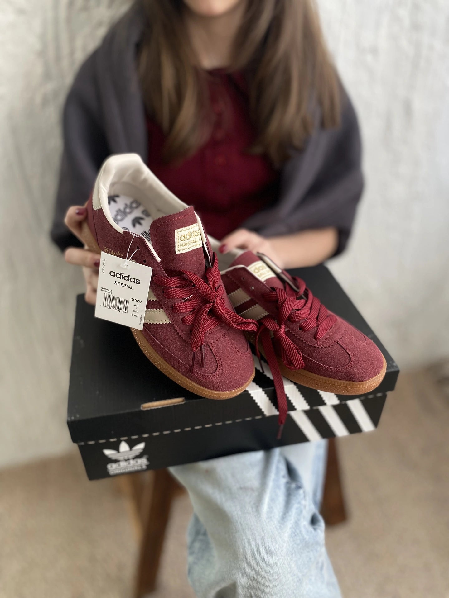 Adidas Spezial Bordo Süet